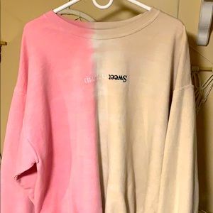 Sweetner world tour tie dye crewneck